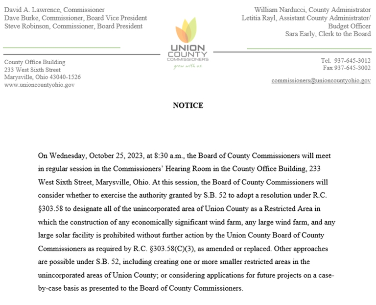 Union County, Ohio - Commissioners
